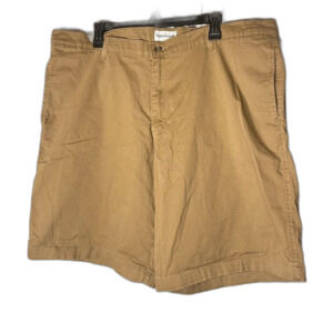 Saddlebred twill shorts‎ flat front size 42 inseam 9”